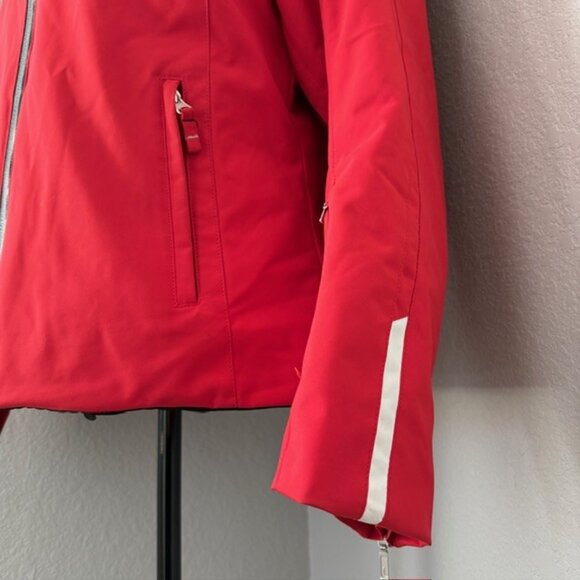 DESCENTE Mila Insulated Ski Snowboard Red Jacket Sz S/8 - Picture 9 of 16